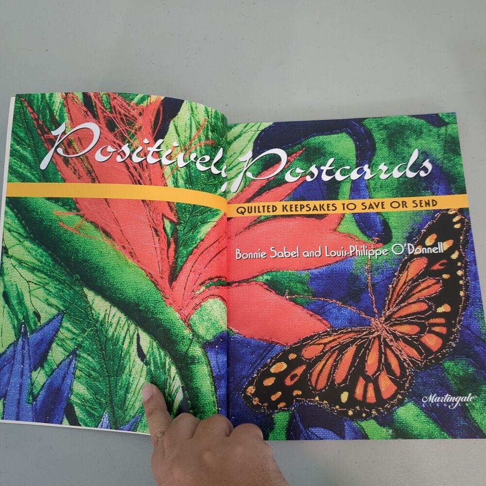 Positively Postcards -Bonnie Sabel and Louis-Philippe O'Donnell/Quilted Keepsake